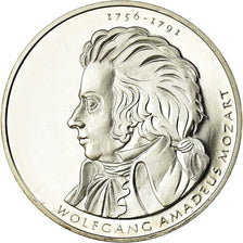 GERMANY - FEDERAL REPUBLIC, 10 Euro, Mozart, 2006, Proof, MS(65-70), Silver