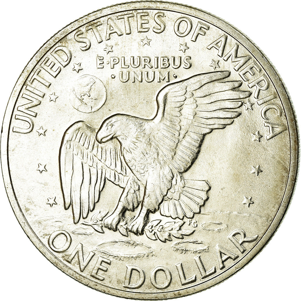 Coin, United States, Eisenhower Dollar, Dollar, 1971, U.S. Mint, San Francisco