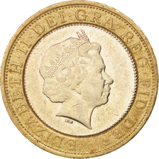 Great Britain, Elizabeth II, 2 Pounds, 2004, AU(50-53), Bi-Metallic, KM:994