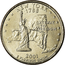 Coin, United States, Quarter, 2001, U.S. Mint, Philadelphia, MS(63)
