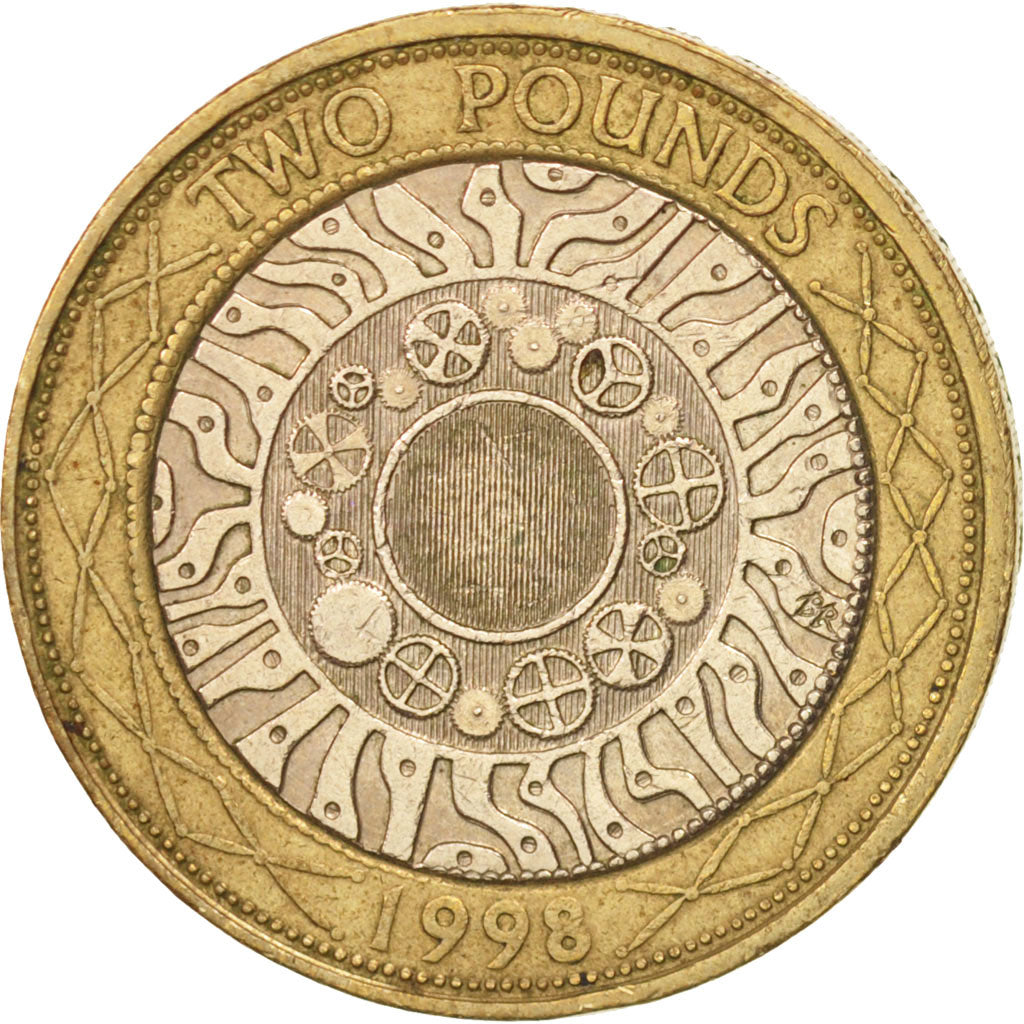 Coin, Great Britain, Elizabeth II, 2 Pounds, 1998, EF(40-45), Bi-Metallic