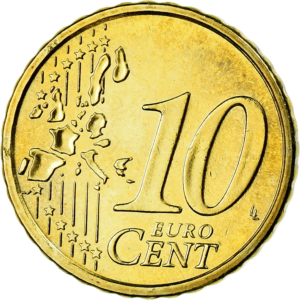 San Marino, 10 Euro Cent, 2007, SPL, Ottone, KM:443