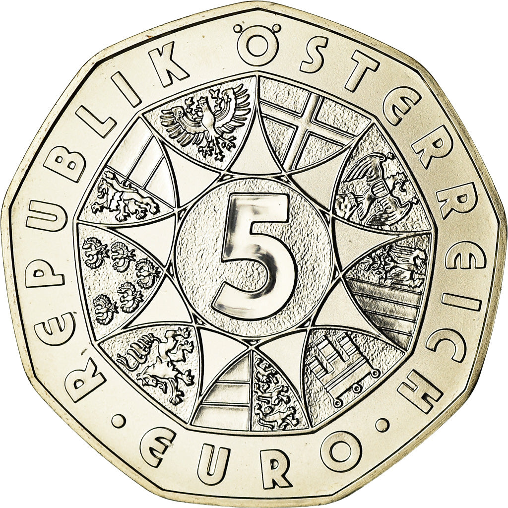 Austria, 5 Euro, Beethoven, 2005, SPL, Argento, KM:3120