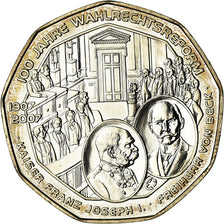 Autriche, 5 Euro, 2007, SPL, Argent, KM:3144
