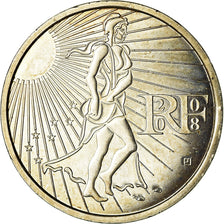Francja, 15 Euro, Semeuse, 2008, Paris, AU(55-58), Srebro, Gadoury:EU288