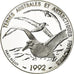 Coin, France, Terres Australes, 5 Francs, 1992, Paris, BE, MS(65-70), Silver