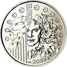 Francia, 1/4 Euro, Europa, 2003, BU, FDC, Plata, Gadoury:EU43, KM:1991