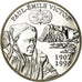 France, 1-1/2 Euro, Paul Emile Victor, 2007, BE, MS(65-70), Silver