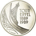 Coin, France, Tour Eiffel, 5 Francs, 1989, Paris, MS(65-70), Silver, KM:968a