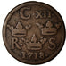 Coin, Sweden, Carl XII, 1/6 Ore, S.M., 1718, VF(20-25), Copper, KM:334