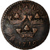 Coin, Sweden, Ulrika Eleonora, Ore, K.M., 1719, VF(20-25), Copper, KM:364.2