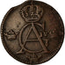 Coin, Sweden, Gustaf IV Adolf, 1/4 Skilling, 1806, VF(20-25), Copper, KM:564