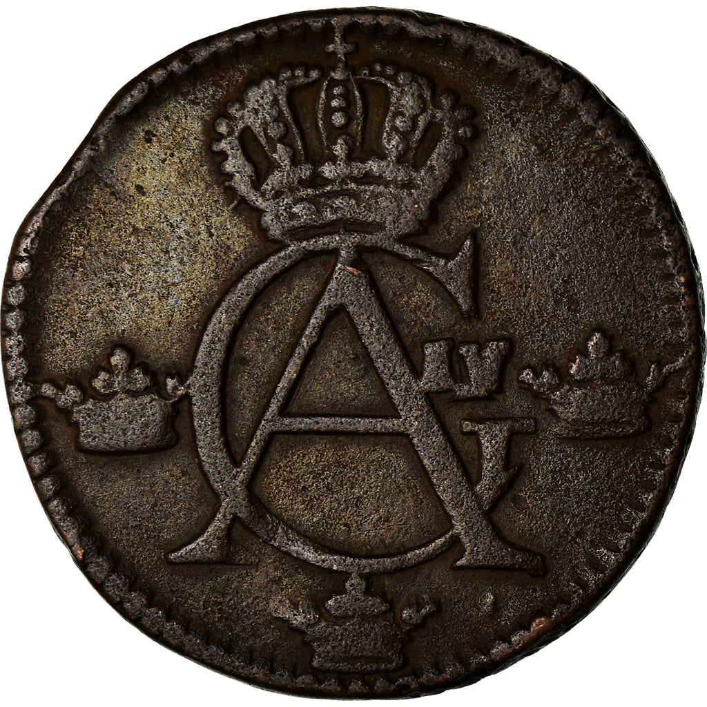 Coin, Sweden, Gustaf IV Adolf, 1/4 Skilling, 1808, VF(20-25), Copper, KM:564