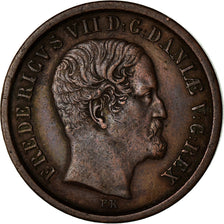 Coin, Denmark, Frederik VII, Rigsbankskilling, 1853, Copenhagen, EF(40-45)