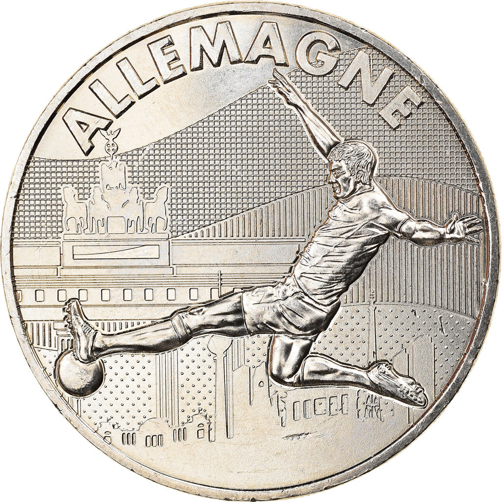 France, Jeton, Football, Allemagne, Euro, Sports & leisure, 2016, MS(64)