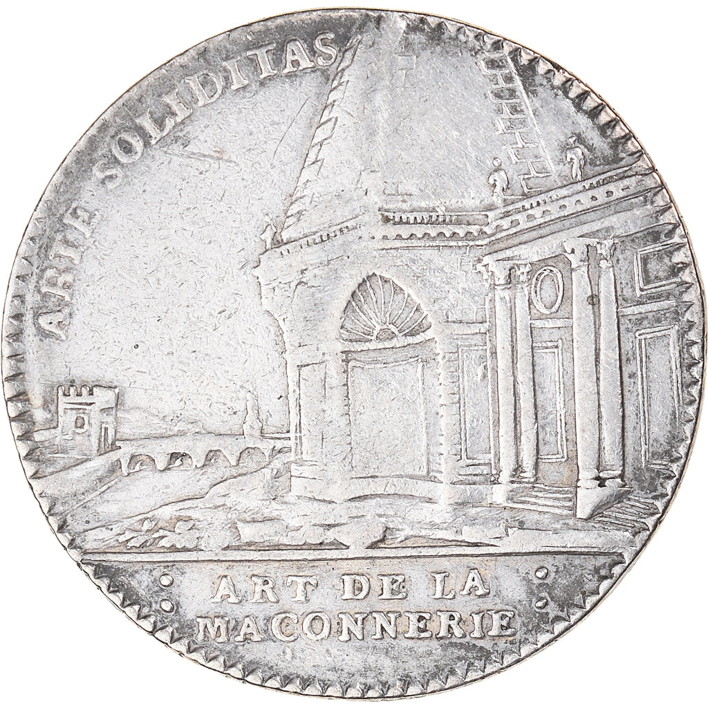 France, Jeton, Royal, Louis XV, Corporations, Maitres Maçon, TTB, Argent