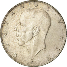 Moneta, Svezia, Gustaf V, 2 Kronor, 1936, BB, Argento, KM:807
