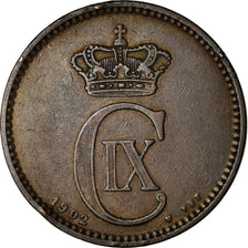 Coin, Denmark, Christian IX, 5 Öre, 1902, Copenhagen, VF(30-35), Bronze