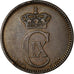 Coin, Denmark, Christian IX, 5 Öre, 1902, Copenhagen, VF(30-35), Bronze
