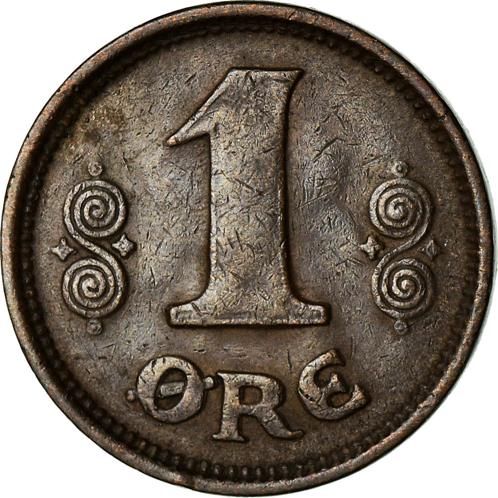 Coin, Denmark, Christian X, Ore, 1916, Copenhagen, EF(40-45), Bronze, KM:812.1