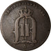 Coin, Sweden, Oscar II, 5 Öre, 1874, VF(20-25), Bronze, KM:736