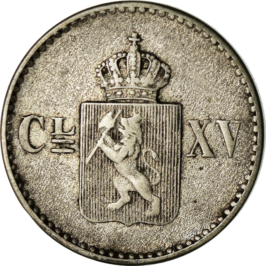 Münze, Norwegen, 4 Skilling, 1871, SS, Silber, KM:337