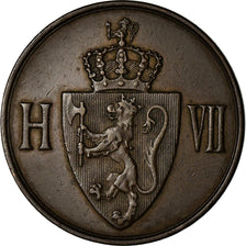 Coin, Norway, Haakon VII, 5 Öre, 1907, AU(50-53), Bronze, KM:364