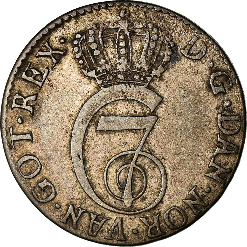 Coin, Norway, 4 Skilling, 1788, EF(40-45), Silver, KM:256a