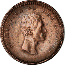 Moneta, Danimarca, Frederik VI, 3 Skilling, 1812, Copenhagen, MB+, Rame, KM:672