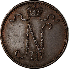 Coin, Finland, Nicholas II, Penni, 1912, EF(40-45), Copper, KM:13