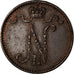 Coin, Finland, Nicholas II, Penni, 1912, EF(40-45), Copper, KM:13
