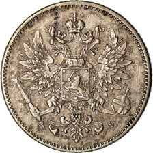 Coin, Finland, Nicholas II, 25 Penniä, 1916, EF(40-45), Silver, KM:6.2