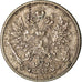 Coin, Finland, Nicholas II, 25 Penniä, 1916, EF(40-45), Silver, KM:6.2