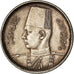 Coin, Egypt, Farouk, 2 Piastres, 1937/AH1356, British Royal Mint, VF(30-35)