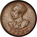 Moeda, Etiópia, Haile Selassie I, 5 Cents, Amist Santeem, 1936, Paris