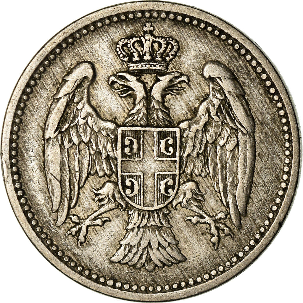 Coin, Serbia, Milan I, 20 Para, 1912, VF(30-35), Copper-nickel, KM:20