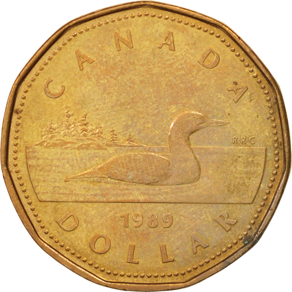 Canada, Elizabeth II, Dollar, 1989, Royal Canadian Mint, Ottawa,AU(50-53),KM 157