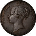 Coin, Great Britain, Victoria, Penny, 1854, VF(30-35), Copper, KM:739