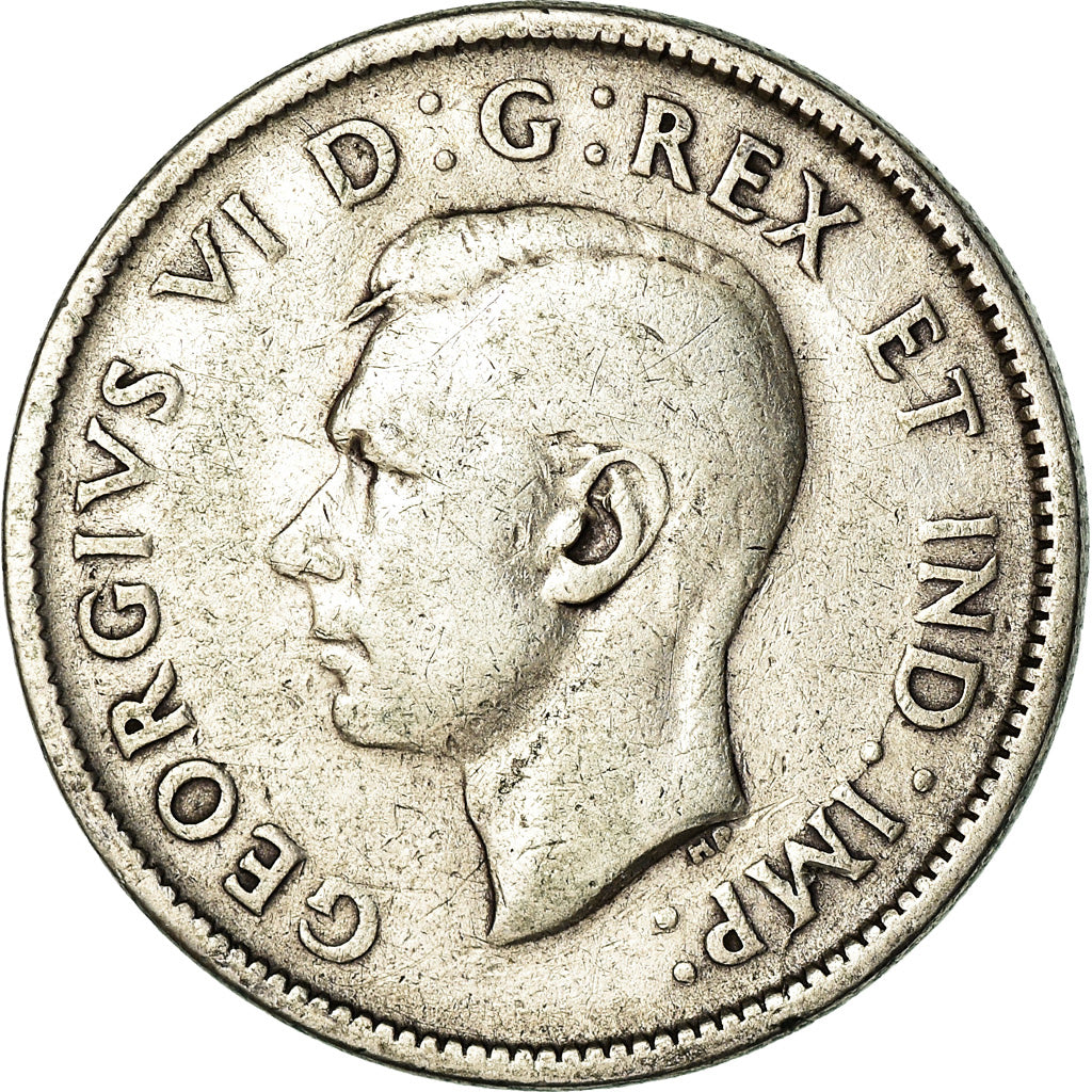 Münze, Kanada, George VI, 25 Cents, 1943, Royal Canadian Mint, Ottawa, S