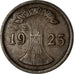 Moneta, GERMANIA, REPUBBLICA DI WEIMAR, 2 Reichspfennig, 1925, Berlin, BB