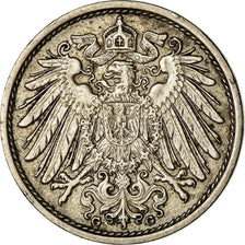 Monnaie, GERMANY - EMPIRE, Wilhelm II, 10 Pfennig, 1912, Karlsruhe, TB+