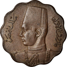 Coin, Egypt, Farouk, 5 Milliemes, 1943/AH1362, British Royal Mint, EF(40-45)
