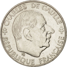 France, Charles de Gaulle, Franc,1988,Paris,MS(60-62),Nickel,KM:963, Gadoury 475
