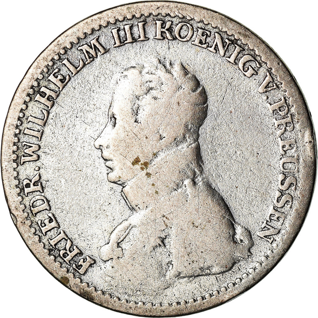 Münze, Deutsch Staaten, PRUSSIA, Friedrich Wilhelm III, 4 Groschen, 1817, SGE+