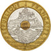 Francia, Mont Saint Michel, 20 Francs, 1992, BB+, Tri-metallico, KM:1008.2, G...