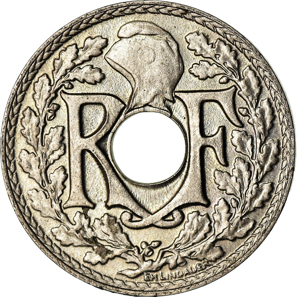 Monnaie, France, Lindauer, 5 Centimes, 1937, Paris, SUP, Copper-nickel