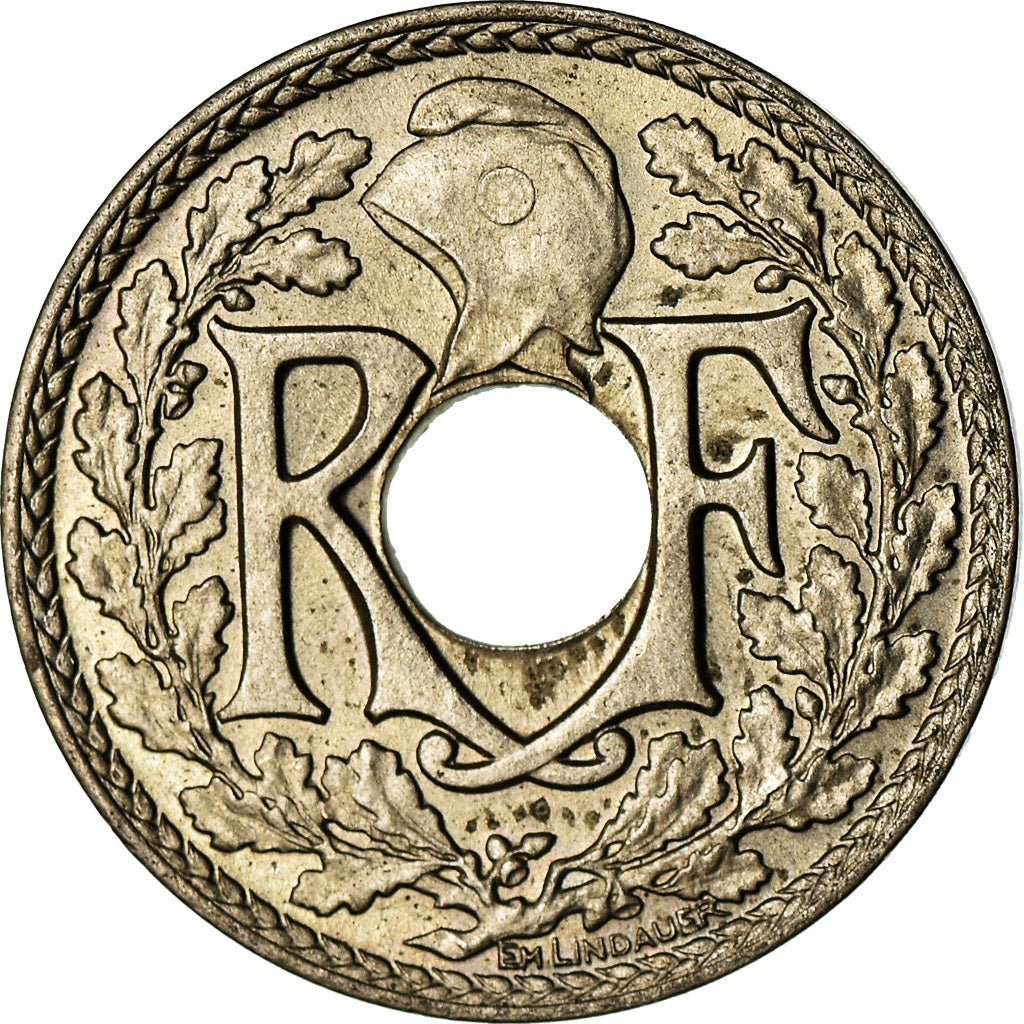 Coin, France, Lindauer, 5 Centimes, 1938, Paris, AU(55-58), Nickel-Bronze