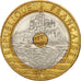 France,Mont Saint Michel,20 Francs,1995,MS(60-62),Tri-Metallic,KM:1008.2,Gad 871