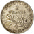 Coin, France, Semeuse, 2 Francs, 1914, Castelsarrasin, AU(55-58), Silver