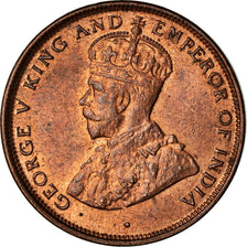 Munten, Ceylon, George V, Cent, 1925, ZF, Koper, KM:107